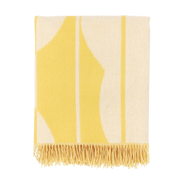 Manta lana Vesi Unikko 140x180 cm, Spring yellow-ecru Marimekko