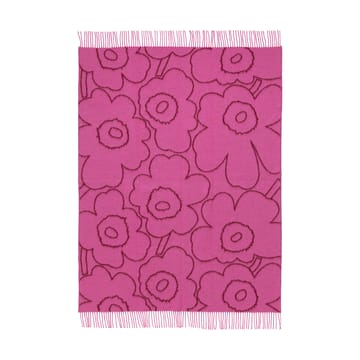 Manta Piirto Unikko 130x170 cm - Burgundy-fuchsia - Marimekko
