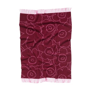 Manta Piirto Unikko 130x170 cm - Burgundy-fuchsia - Marimekko