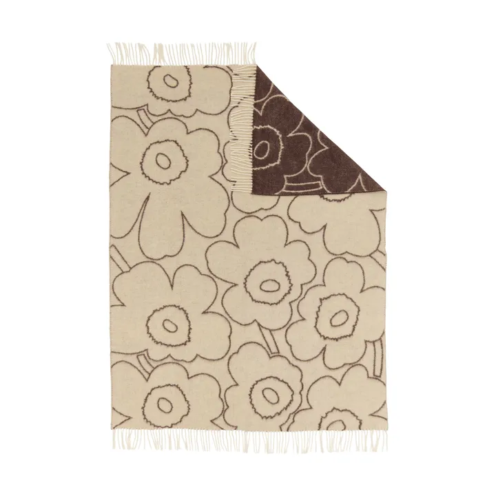 Manta Piirto Unikko 130x170 cm - Off white-topo - Marimekko