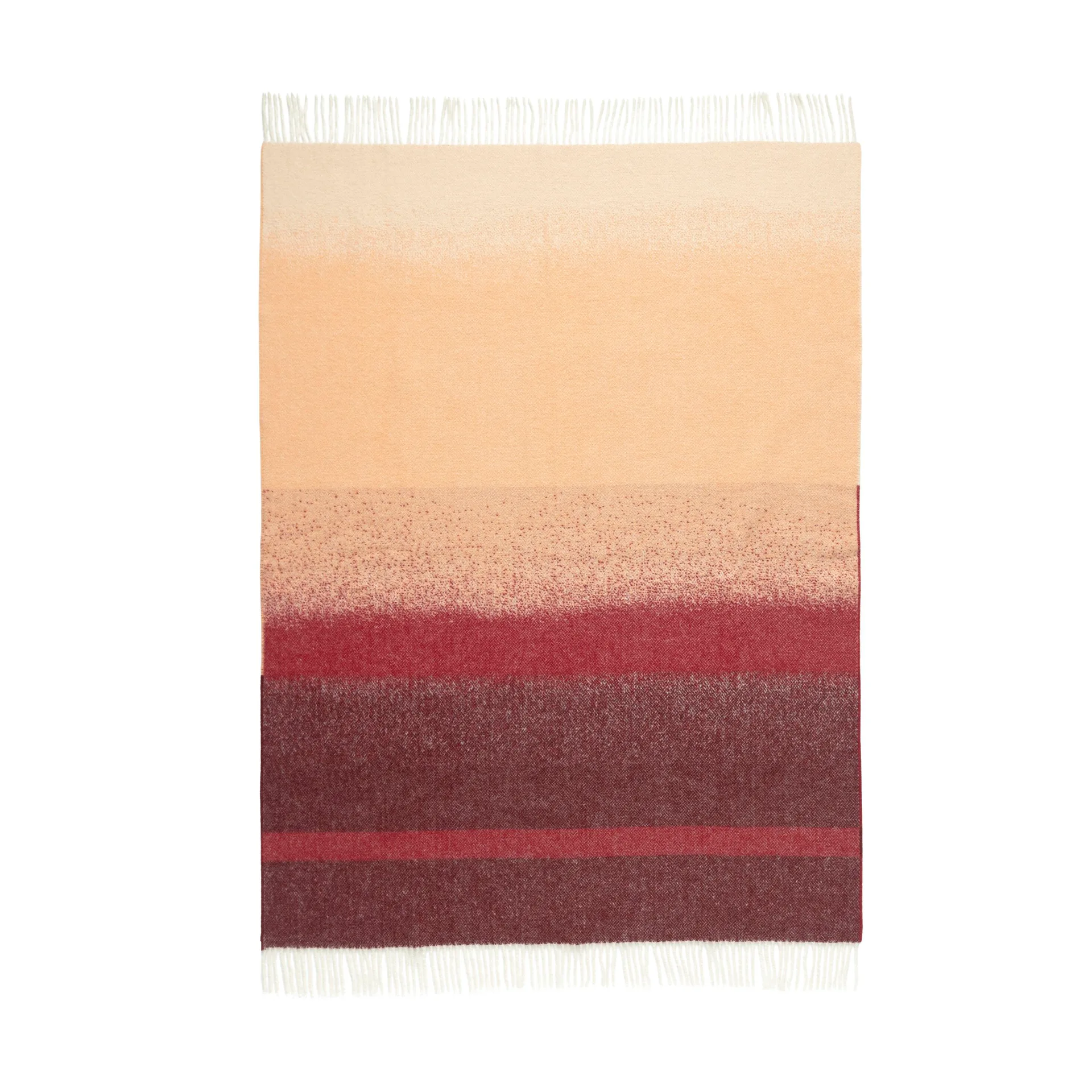 Manta Selänne 130x170 cm, Burgundy-off white, peach Marimekko
