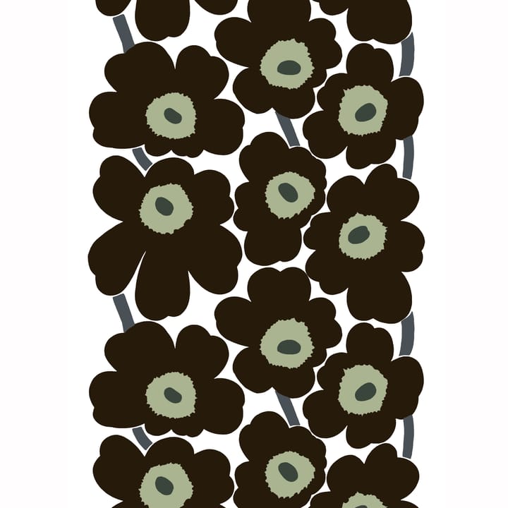 Mantel de hule Unikko, negro Marimekko