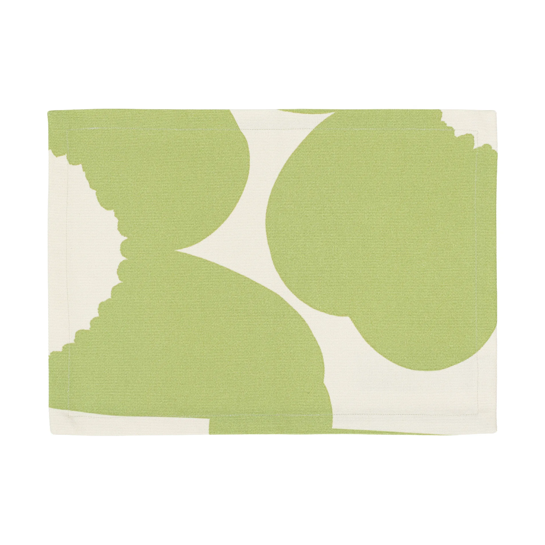 Mantel individual de tela Iso Unikko, Off white-pear Marimekko