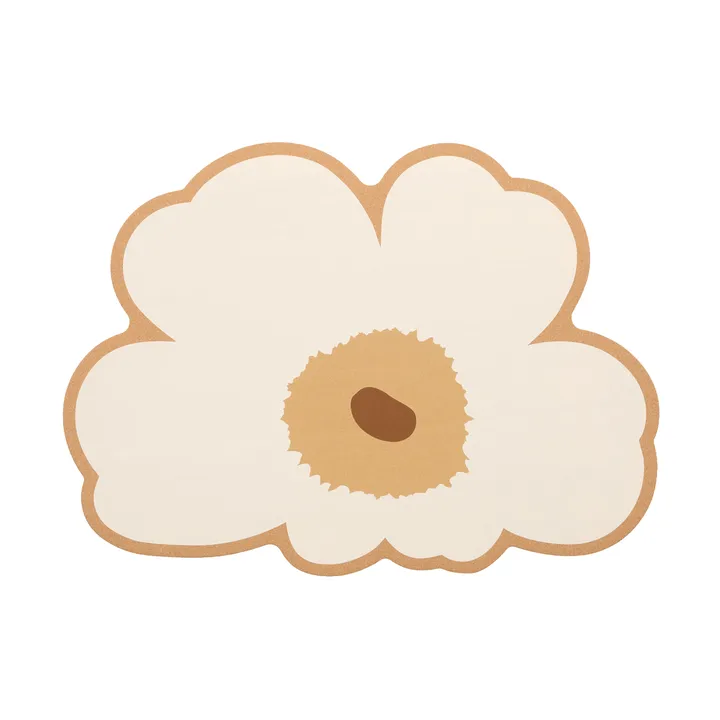 Mantel individual Unikko de corcho - Cork-hay-brown - Marimekko
