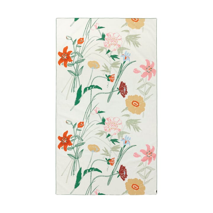 Mantel Puutarhakutsut 145x250 cm - White-green-orange-beige - Marimekko
