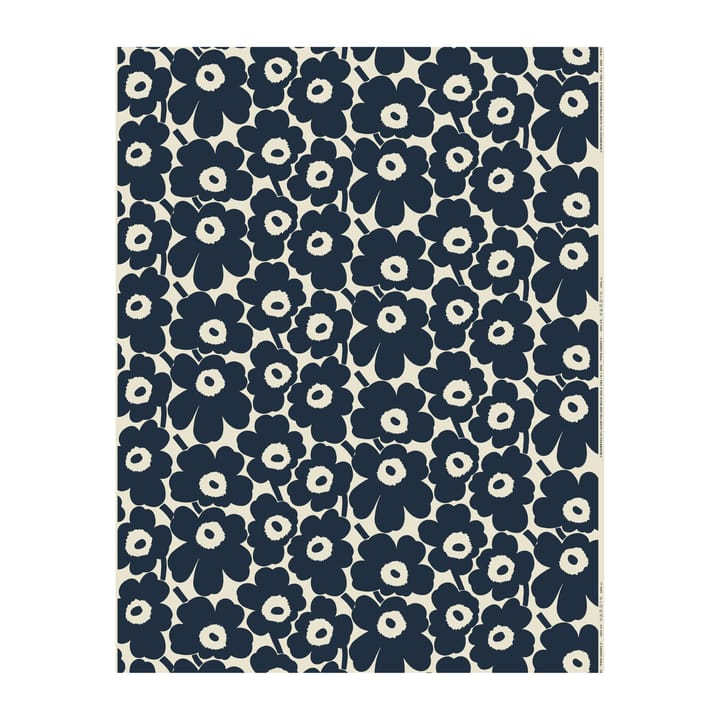Mantel resinado Pieni Unikko - Azul oscuro-algodón - Marimekko