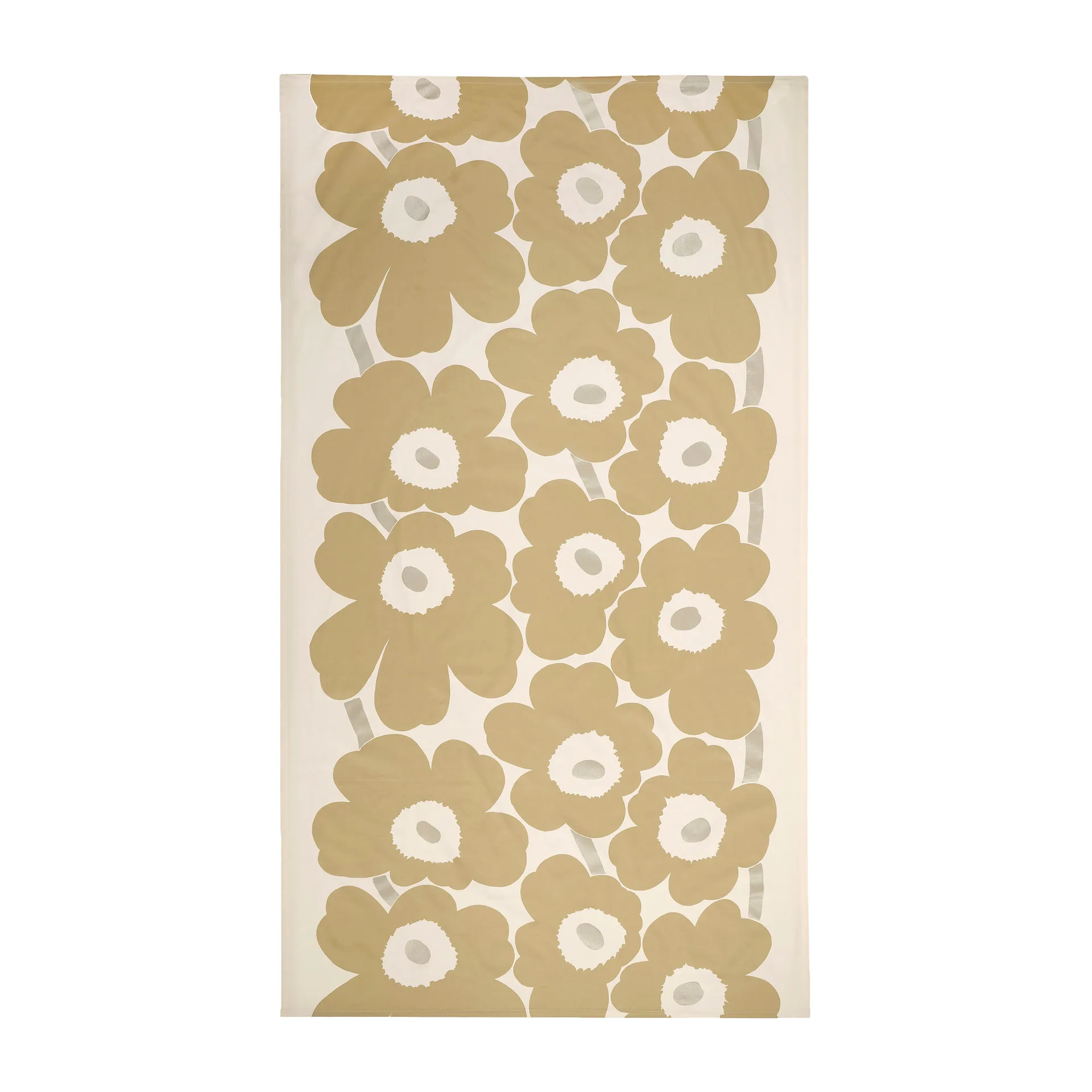 Mantel Unikko 140x250 cm, Beige-plateado-blanco Marimekko