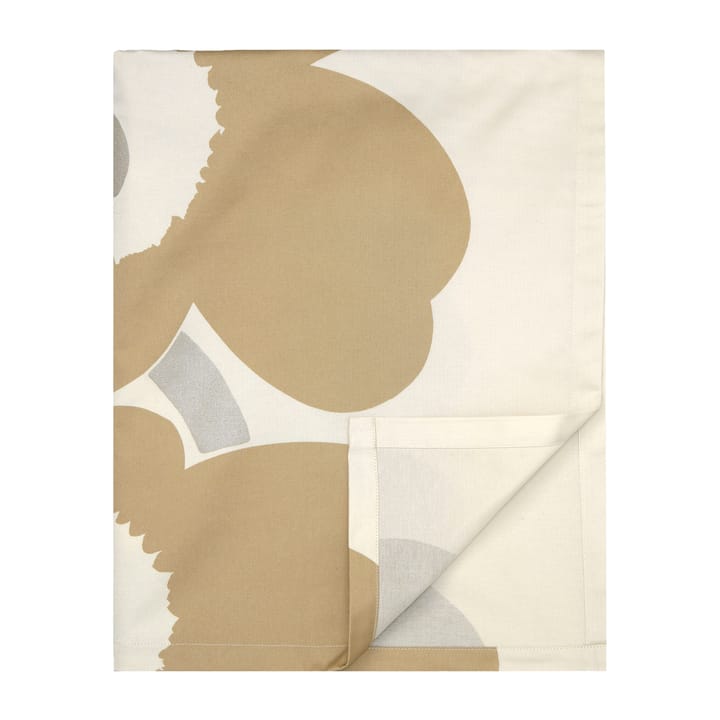 Mantel Unikko 140x250 cm - Beige-plateado-blanco - Marimekko