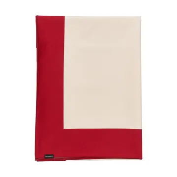 Mantel Unikko - Off white-cranberry-rose, 140x140 cm - Marimekko