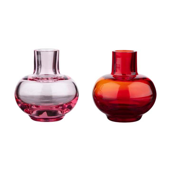 Mini jarrón 2 piezas - Ruby red-pink - Marimekko