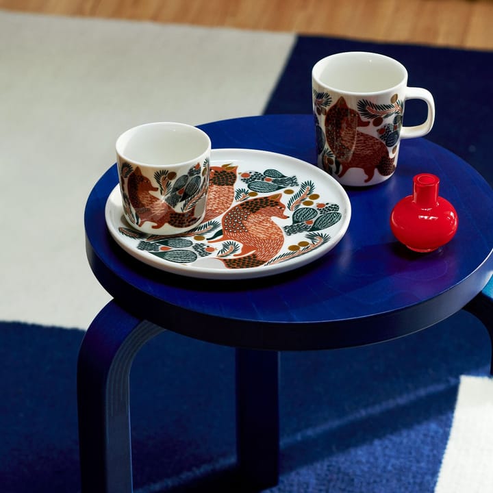 Mug Oiva Ketunmarja 25 cl, White-brown-dark green Marimekko
