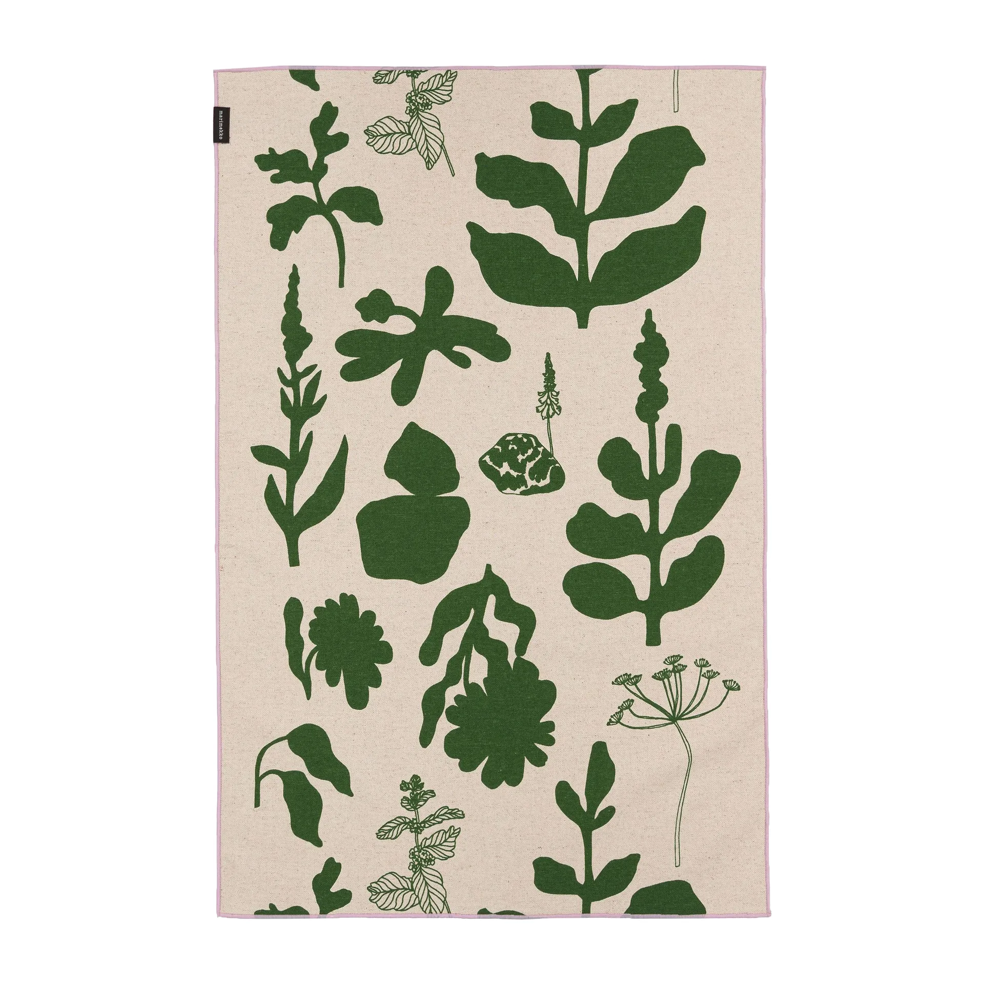 Paño de cocina Elokuun Varjot 47x70 cm, verde-beige Marimekko