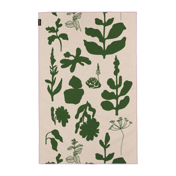 Paño de cocina Elokuun Varjot 47x70 cm, verde-beige Marimekko