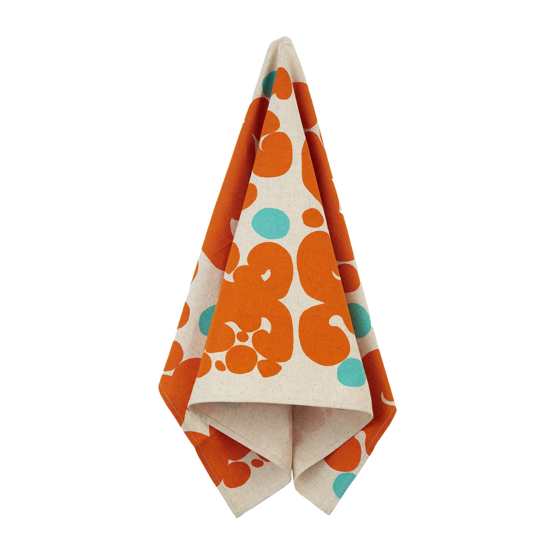 Paño de cocina Keidas 43x70 cm, Beige-naranja-turquesa Marimekko