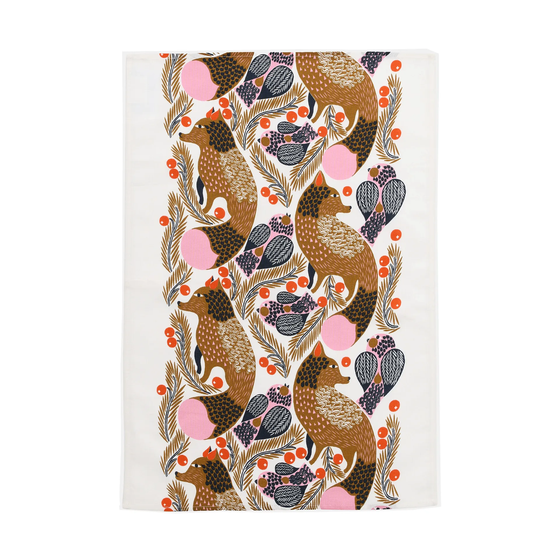 Paño de cocina Ketunmarja 47x70 cm, White-multicolor Marimekko