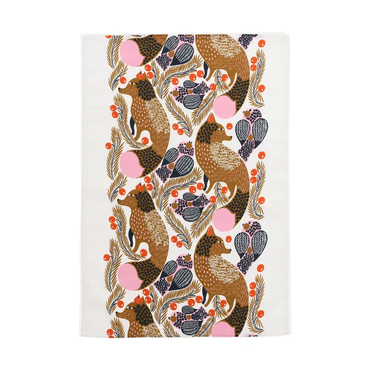 Paño de cocina Ketunmarja 47x70 cm - White-multicolor - Marimekko