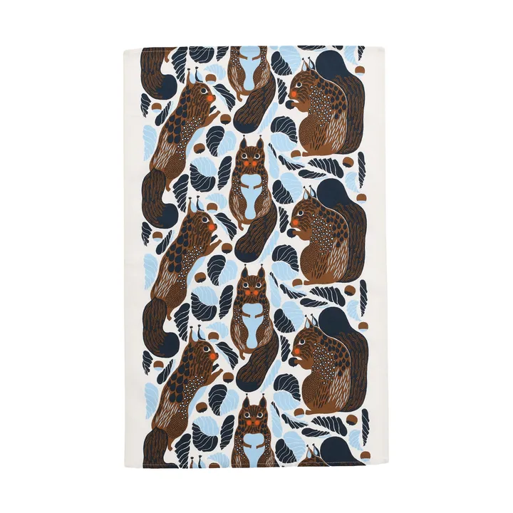 Paño de cocina Kurre 43x70 cm - White-light blue-toffee - Marimekko