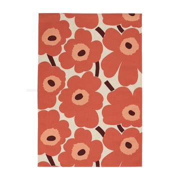 Paño de cocina Pieni Unikko algodón-lino 47x70 cm - Beige-naranja-marrón - Marimekko