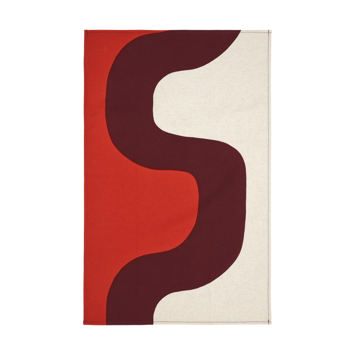 Paño de cocina Seireeni 47x70 cm - Linen-burgundy-red - Marimekko