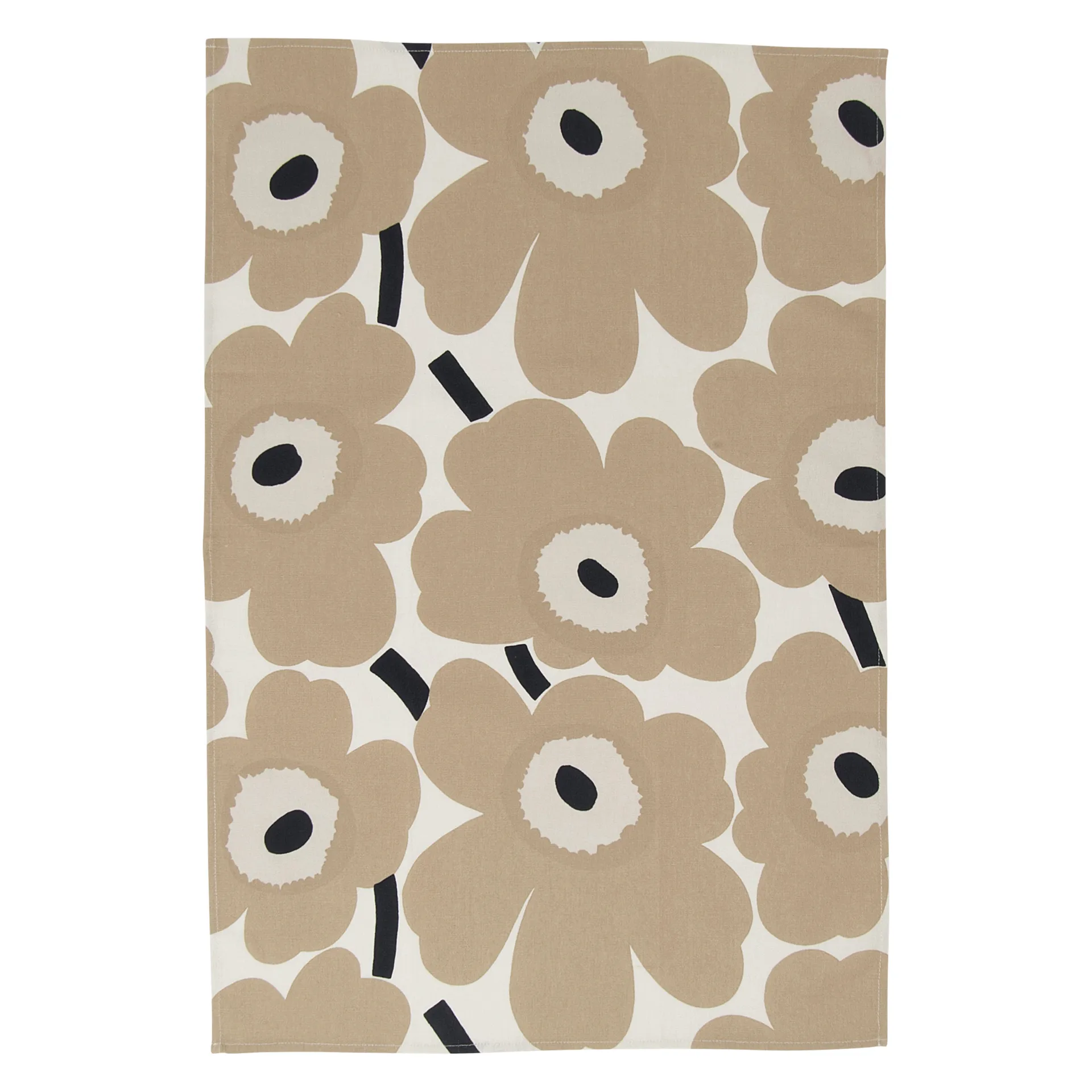 Paños de cocina Pieni Unikko 2-pack, Off white-beige-azul Marimekko