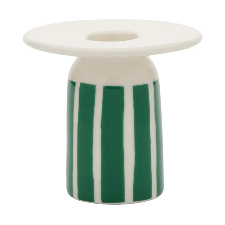 Piccolo candelero - Blanco-verde, 8 cm - Marimekko