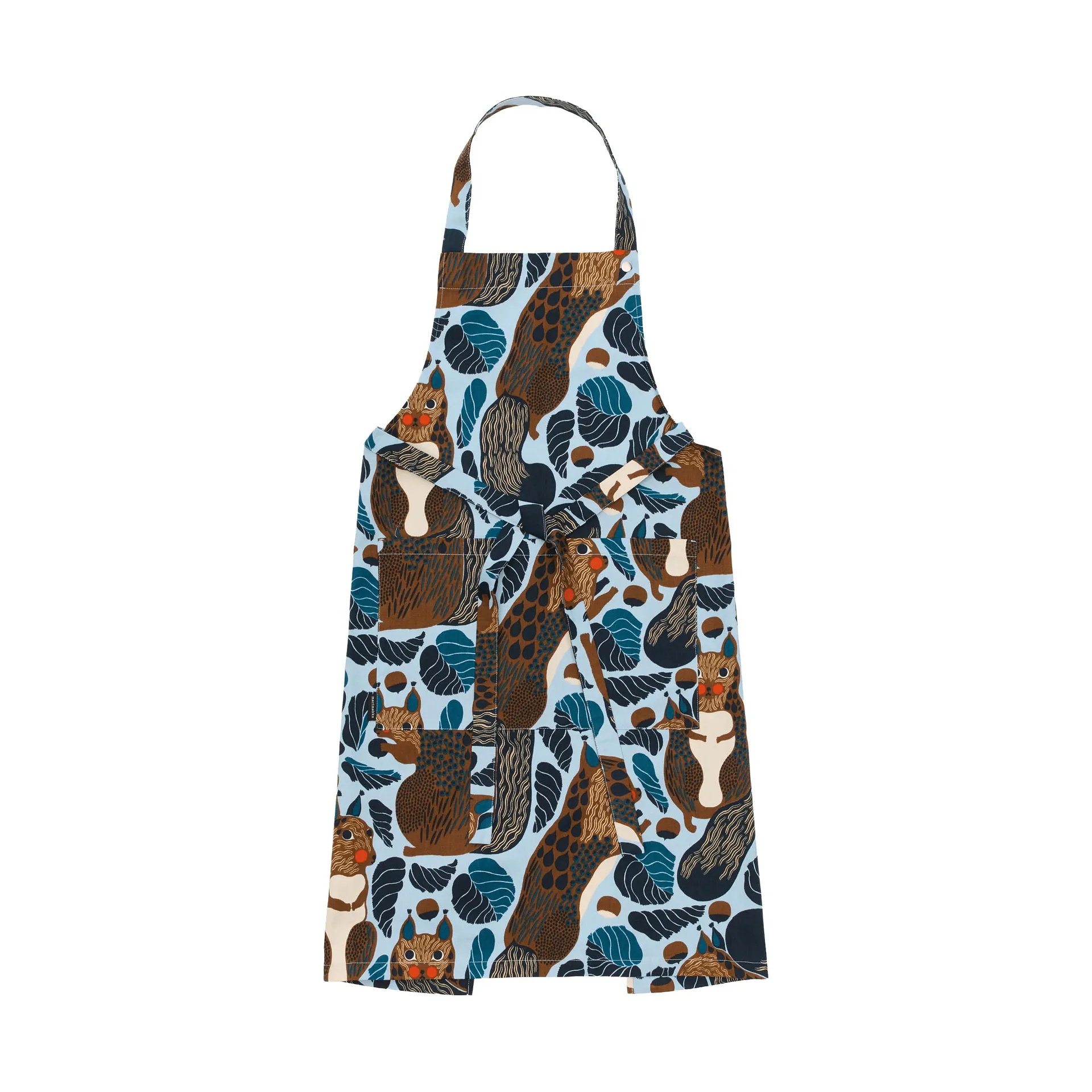 Pieni Kurre delantal, Sky blue-multicolor Marimekko