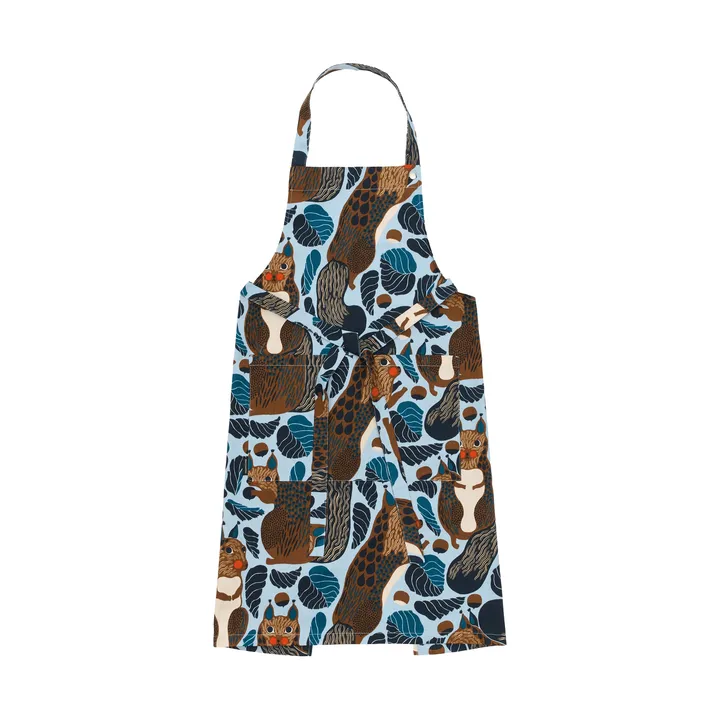 Pieni Kurre delantal - Sky blue-multicolor - Marimekko