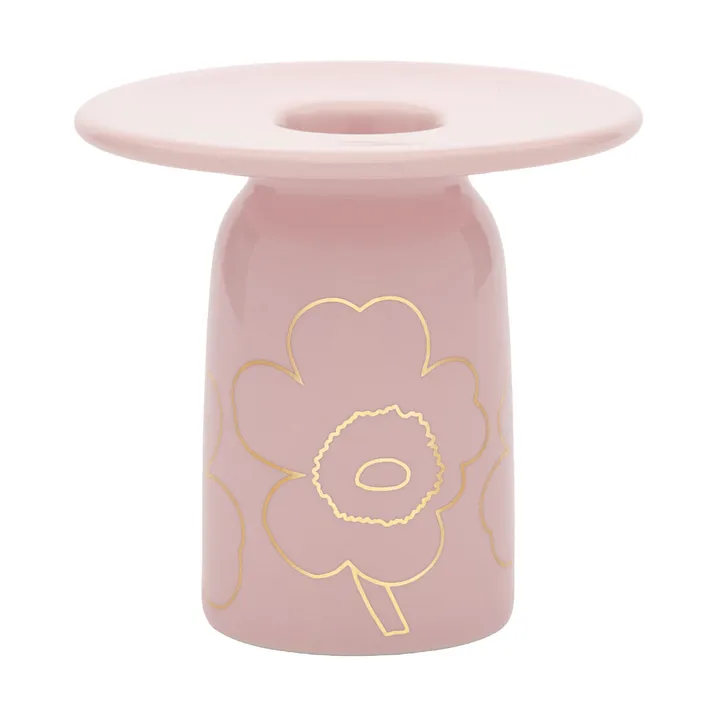Piirto Unikko candelabro - Rosa-dorado - Marimekko