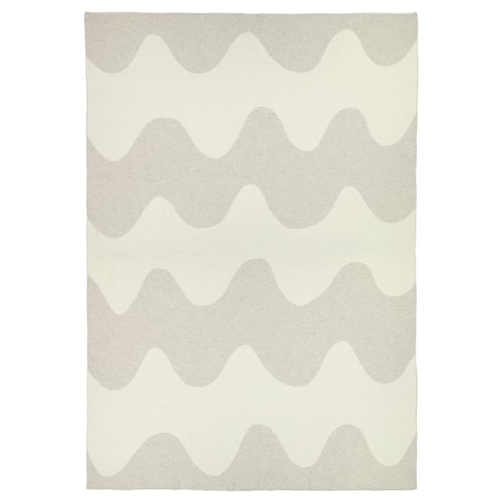 Plaid tejido Lokki 130x180 cm - Beige-blanco - Marimekko
