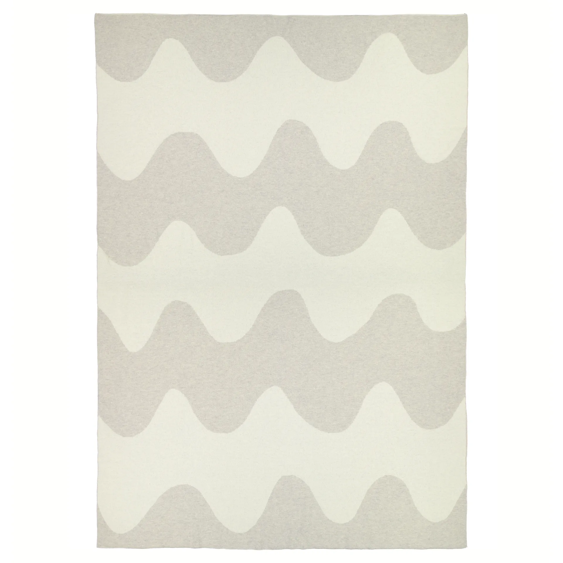 Plaid tejido Lokki 130x180 cm, Beige-blanco Marimekko
