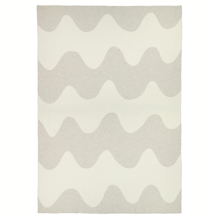 Plaid tejido Lokki 130x180 cm, Beige-blanco Marimekko