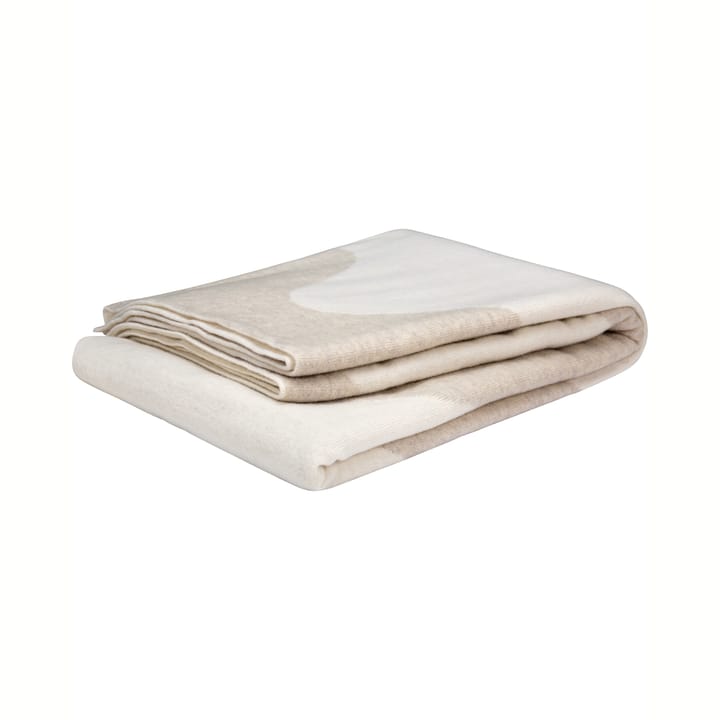 Plaid tejido Lokki 130x180 cm, Beige-blanco Marimekko