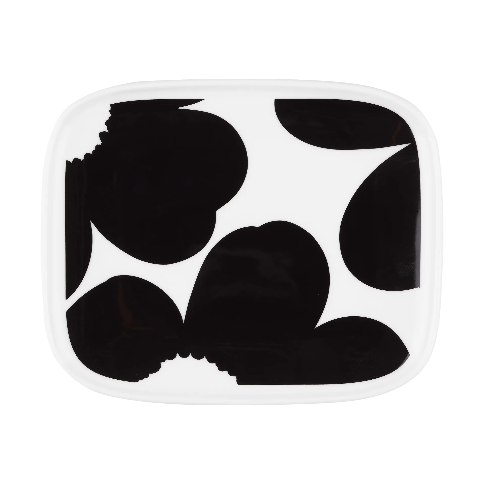 Platillo Iso Unikko 12x15 cm, White-black Marimekko