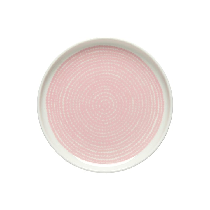 Platillo Räsymatto Ø 13,5 cm - Rosa-blanco - Marimekko