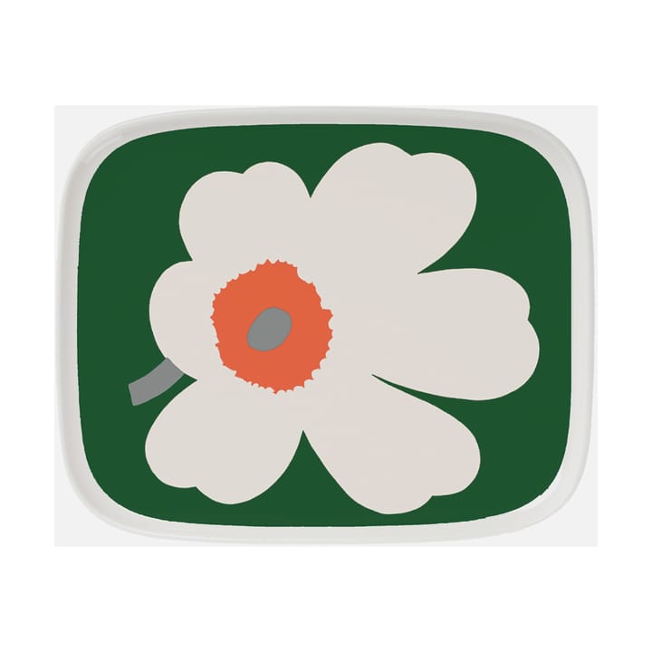 Platillo Unikko 60º aniversario 12x15 cm, White-green-orange Marimekko