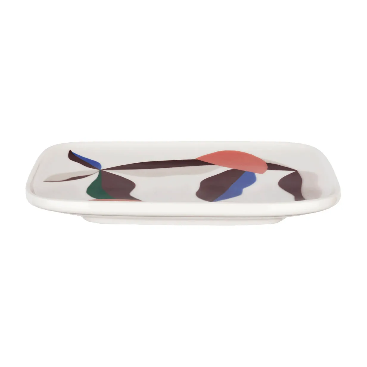 Plato Berry 15x12 cm, White-blue-powder-darkwine Marimekko