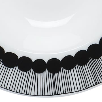 Plato hondo Siirtolapuutarha Ø20 cm - negro-blanco - Marimekko