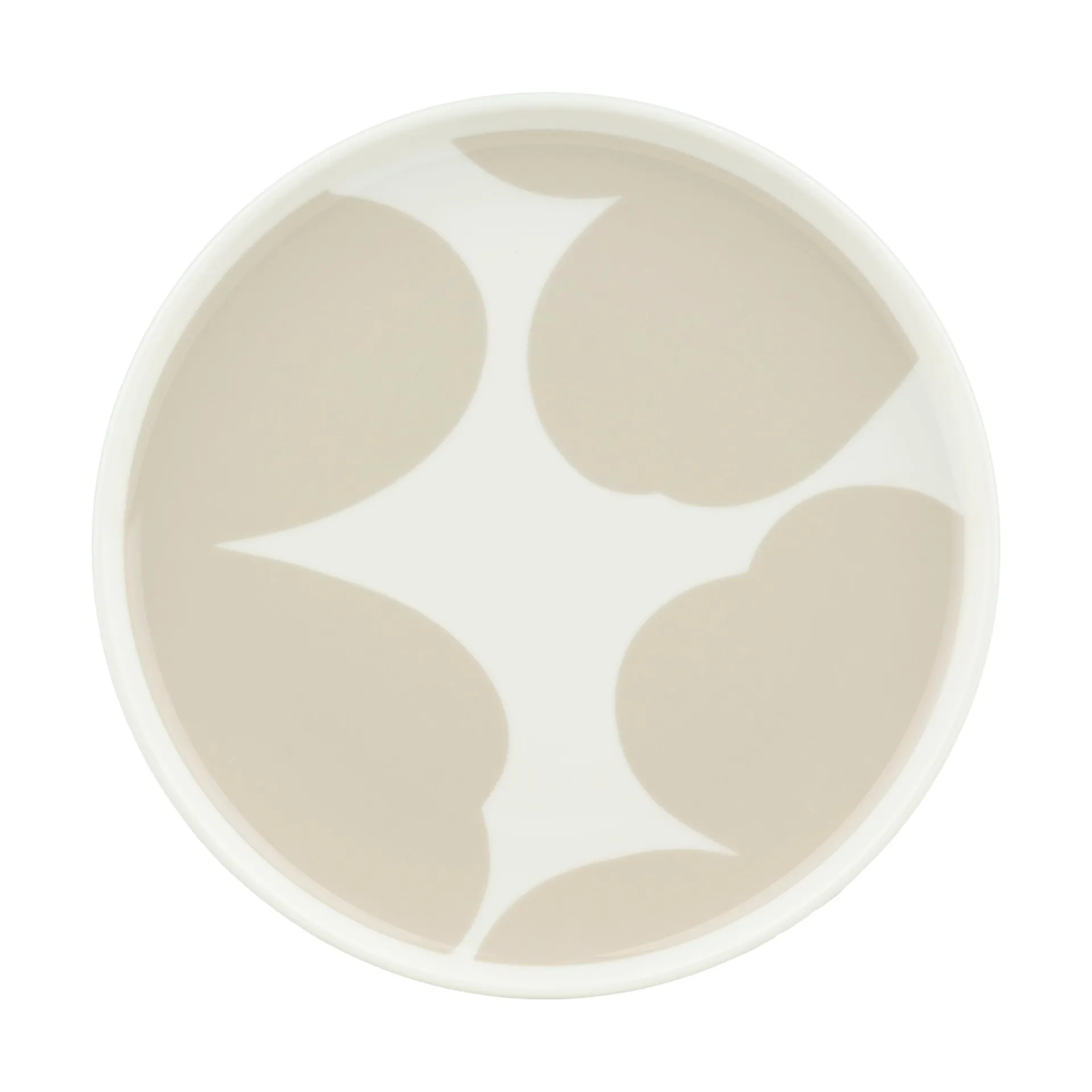 Plato Iso Unikko Ø20 cm, White-straw Marimekko