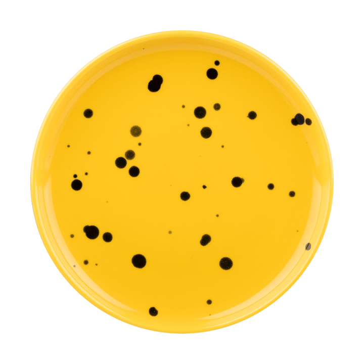 Plato Oiva Ø13,5 cm - Yellow-black - Marimekko