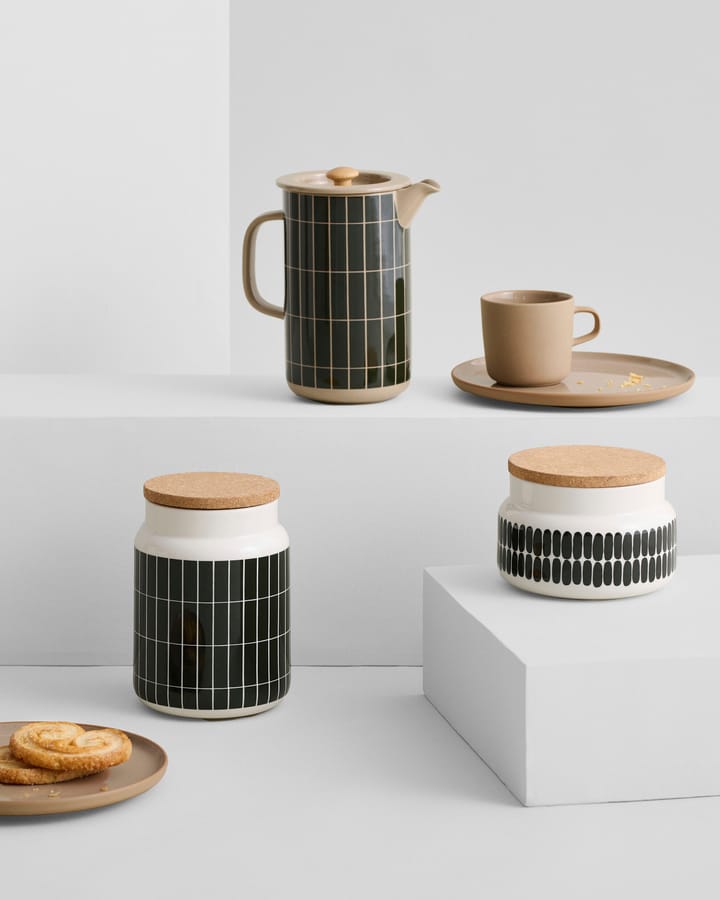 Plato Oiva Ø20 cm, marrón Marimekko