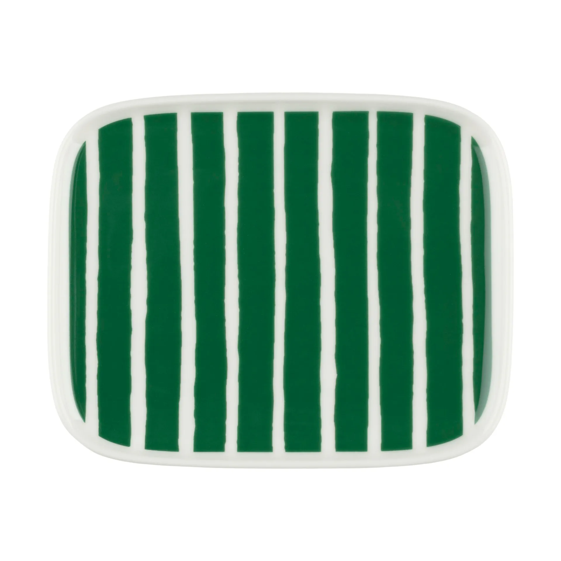 Plato Oiva Piccolo 12x15 cm, White-green Marimekko