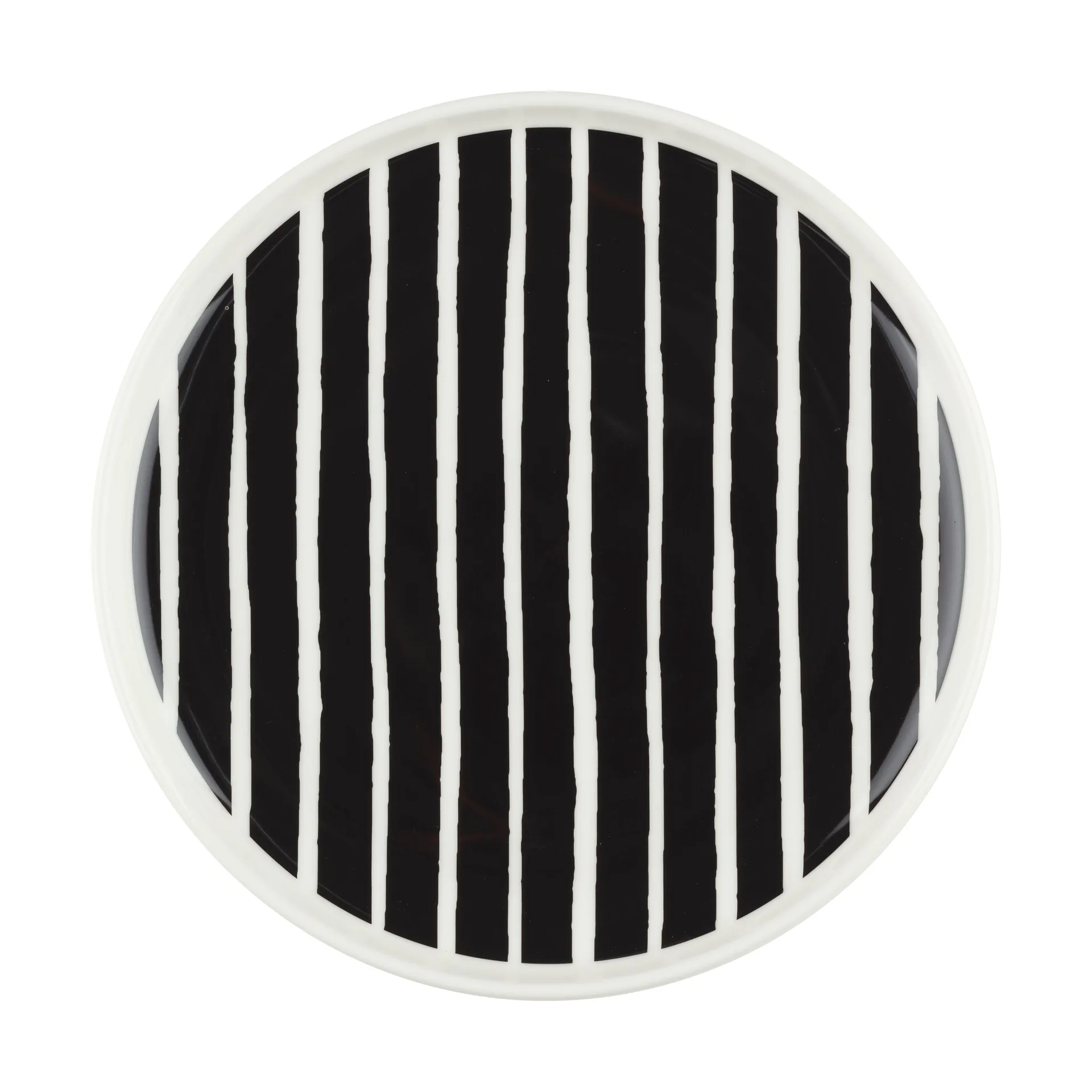 Plato Oiva Piccolo Ø20 cm, White-black Marimekko