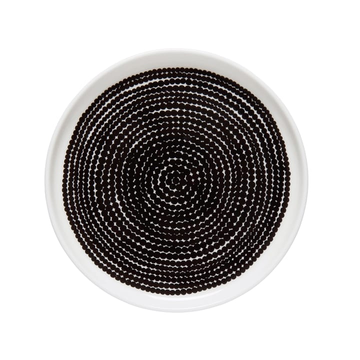 Plato Räsymatto Ø13,5 cm - negro-blanco - Marimekko