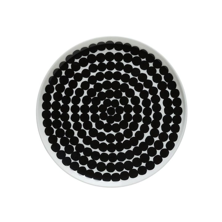 Plato Räsymatto Ø20 cm - negro-blanco - Marimekko