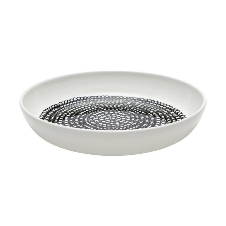 Plato Räsymatto Ø20,5 cm - blanco-negro - Marimekko