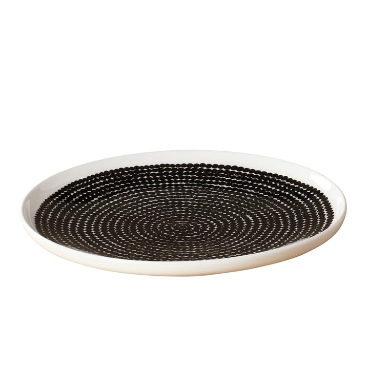 Plato Räsymatto Ø 25 cm - negro-blanco - Marimekko