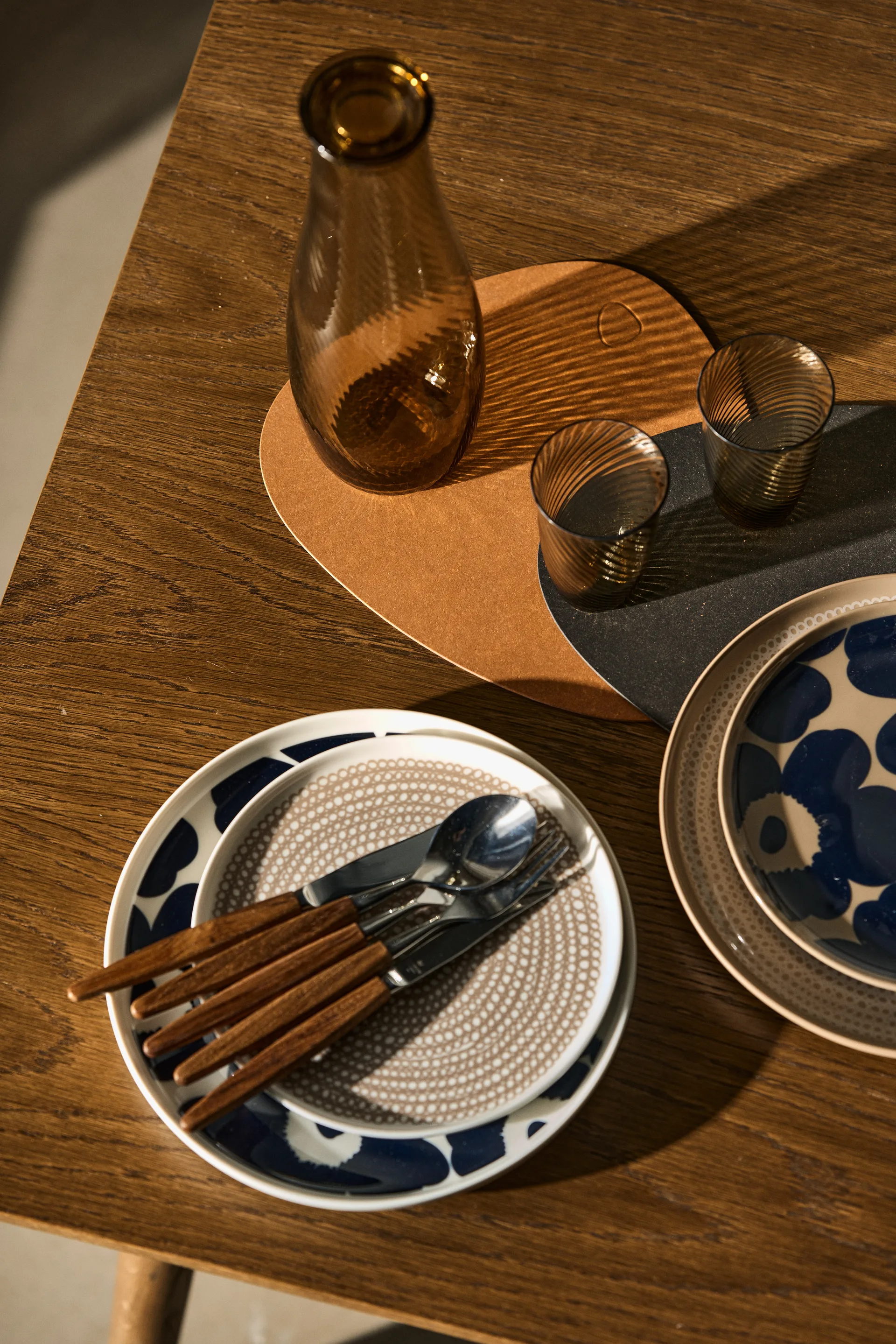 Plato Siirtolapuutarha Ø25 cm, Terra-white Marimekko