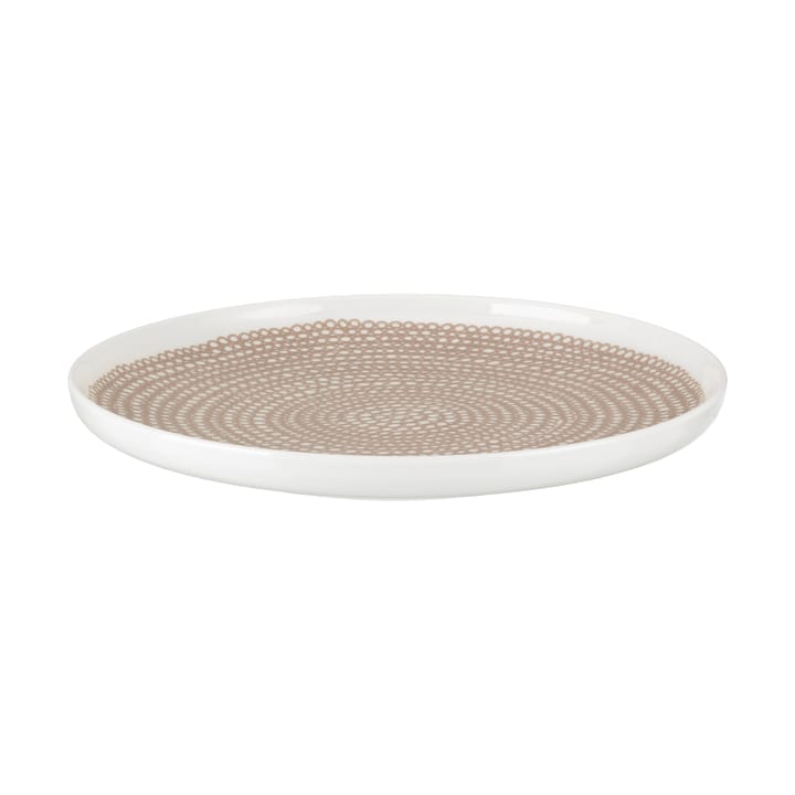 Plato Siirtolapuutarha Ø25 cm, White-beige Marimekko