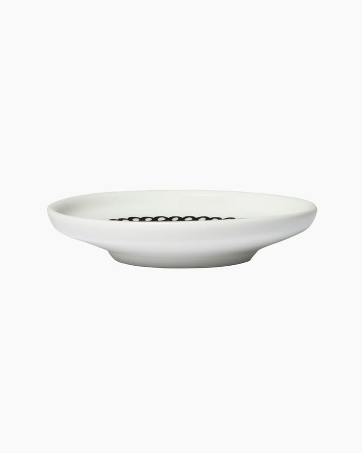 Plato Siirtolapuutarha 8,5 cm, negro-blanco Marimekko