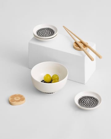 Plato Siirtolapuutarha 8,5 cm - negro-blanco - Marimekko